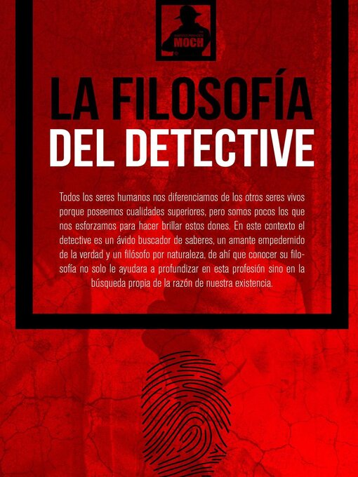 Title details for La Filosofía del Detective by Dr. Paulo Morocho - Available
